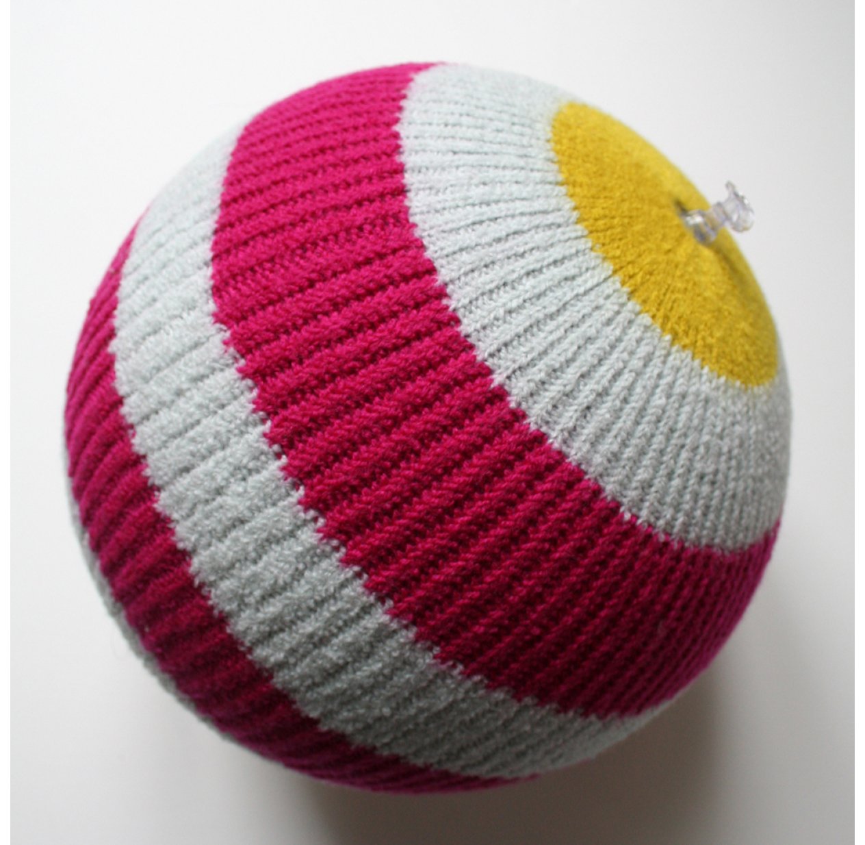 Blowing, ballon en tricot - Rayé Rosa
