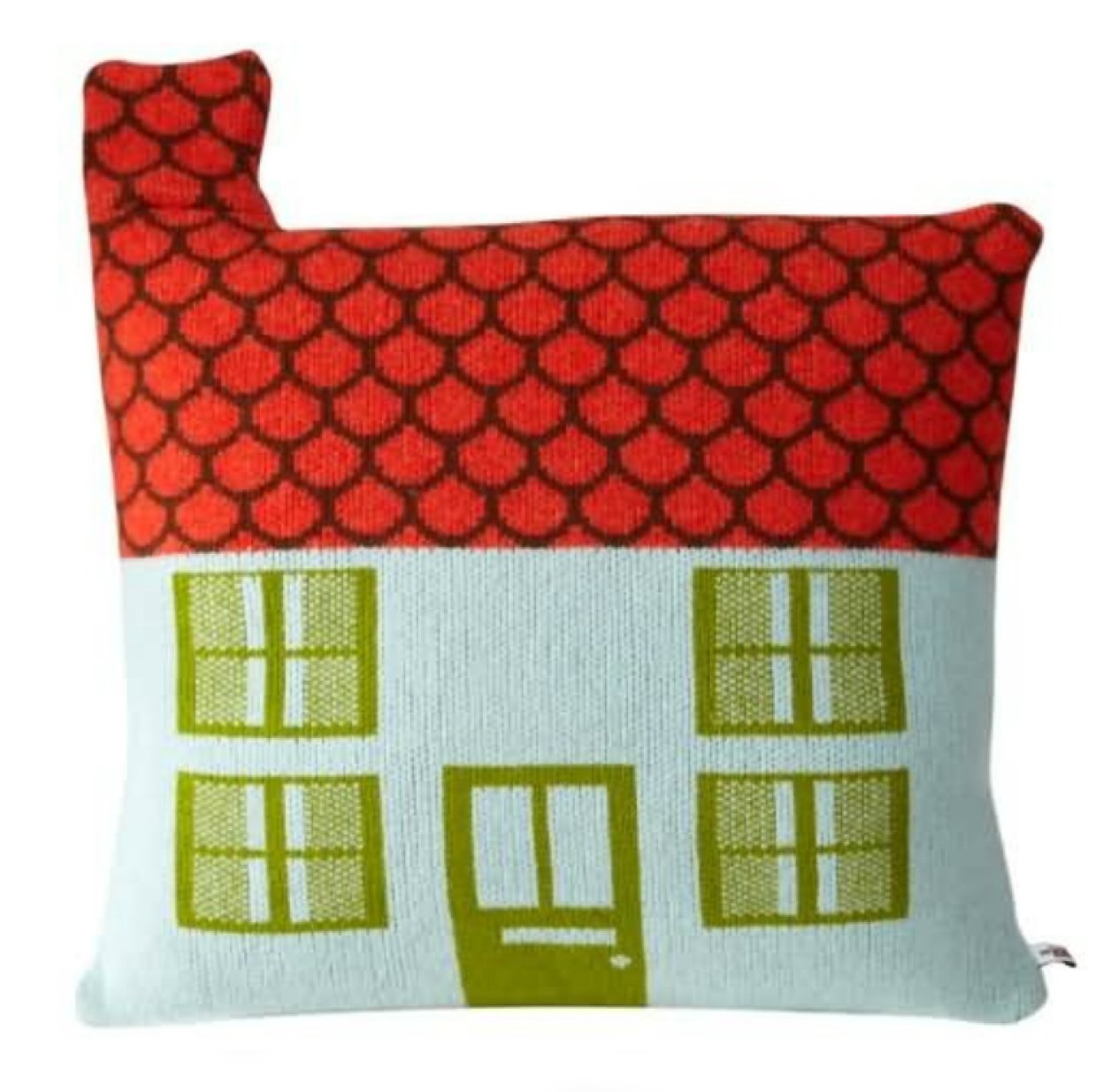 Coussin Maison, bleu ciel