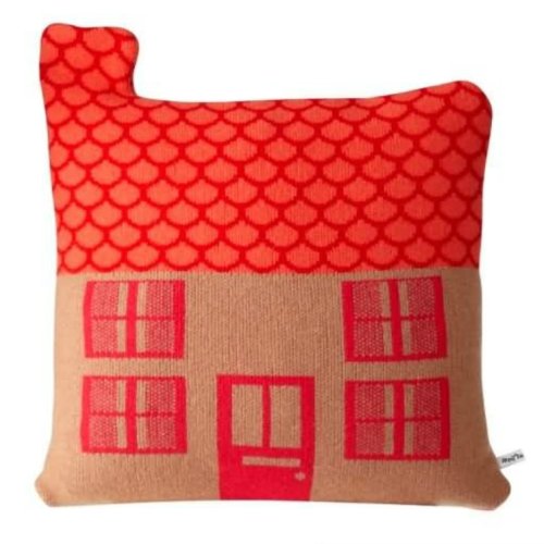 Coussin Maison, orange