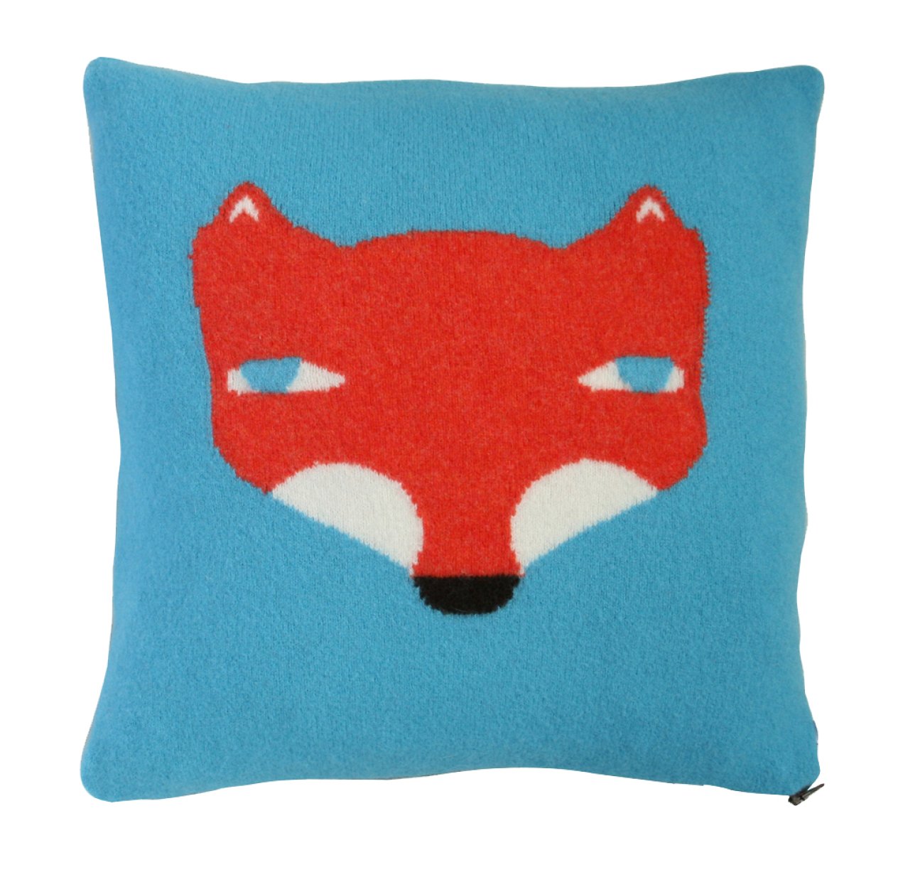 Coussin Renard, bleu
