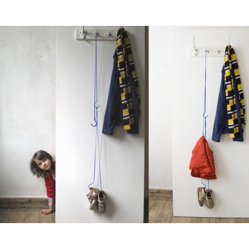 Hooky, crochets pour patère, jaune