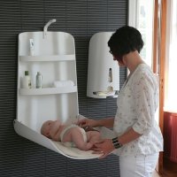 Table à langer murale Nathi ByBO Design - Blanc