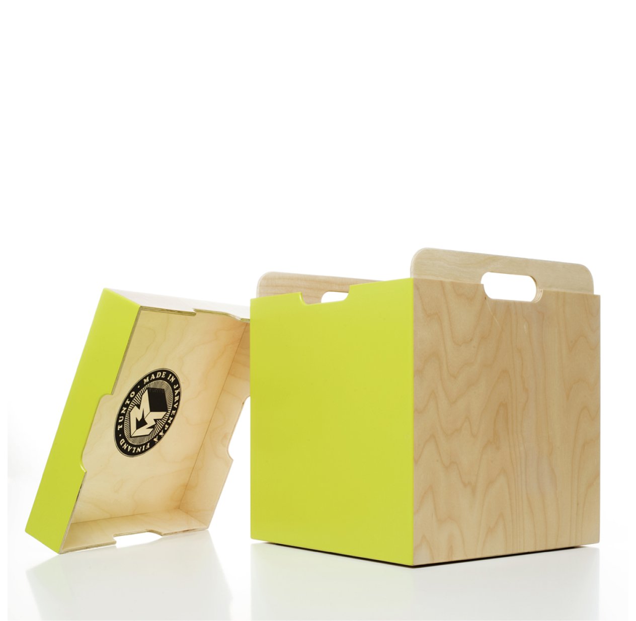 Coffre de rangement et tabouret M3 Box - Vert