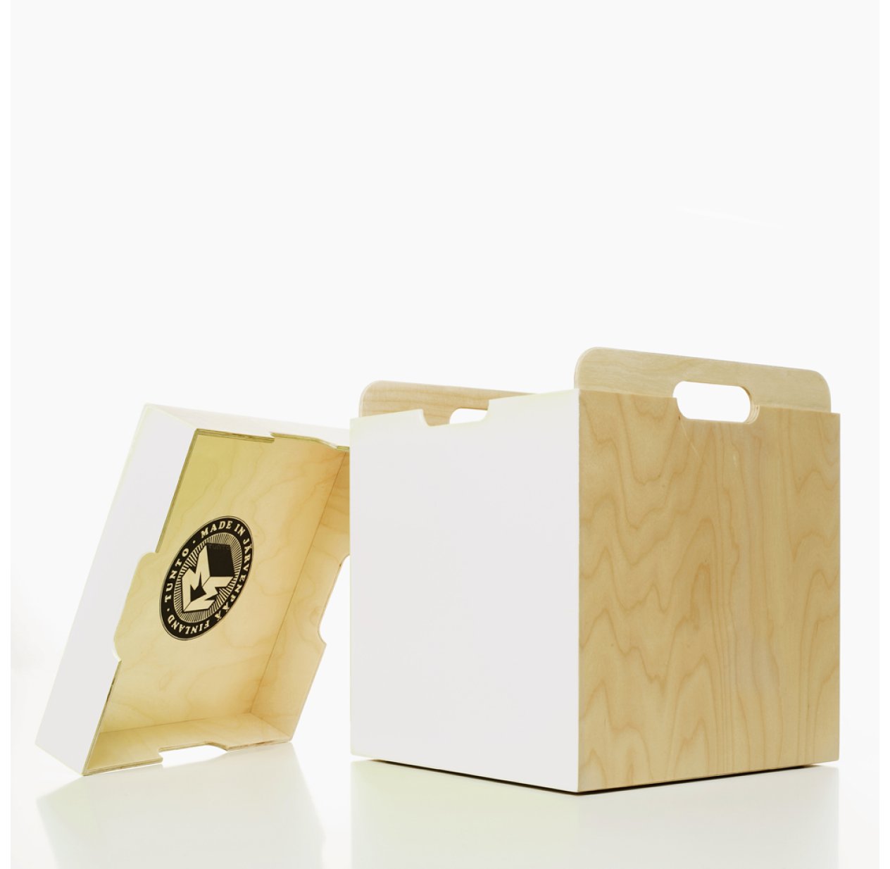 Coffre de rangement et tabouret M3 Box - Blanc