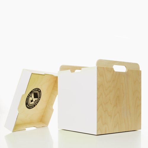 Coffre de rangement et tabouret M3 Box - Blanc