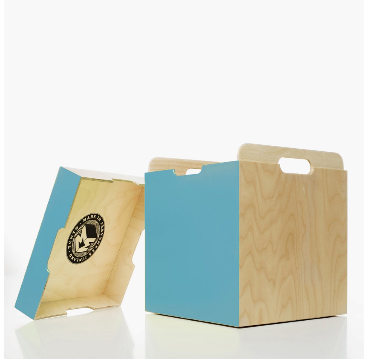 Coffre de rangement et tabouret M3 Box - Turquoise
