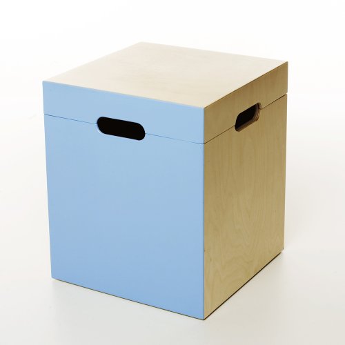 Coffre de rangement et tabouret M3 Box - Bleu clair