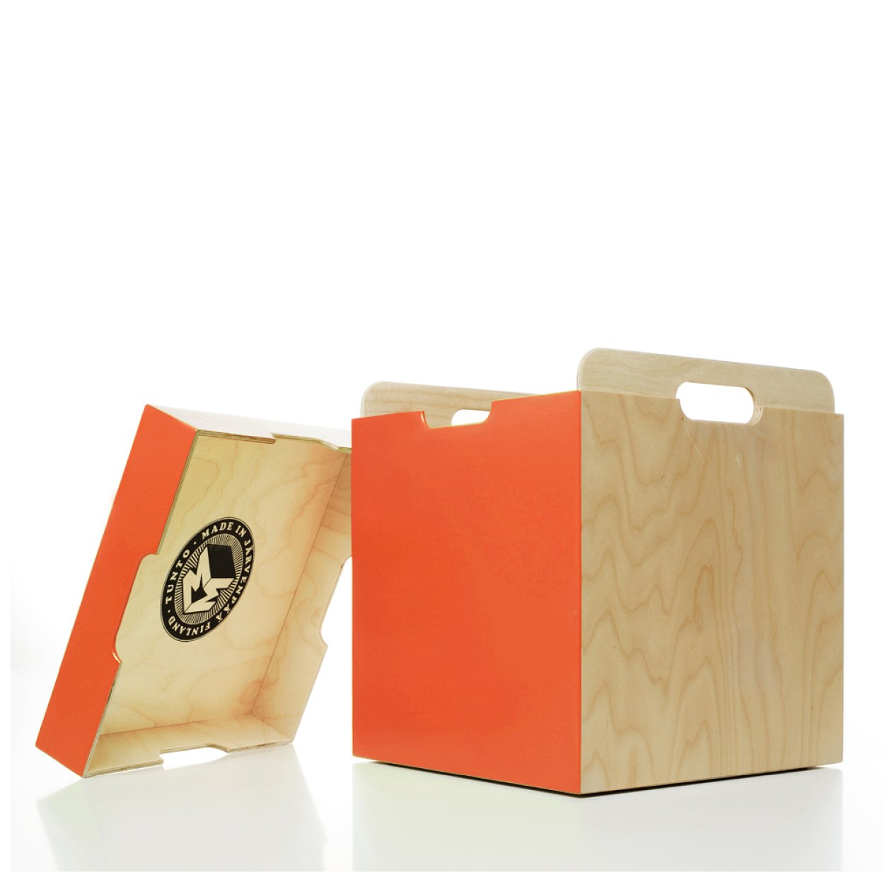 Coffre de rangement et tabouret M3 Box - Orange