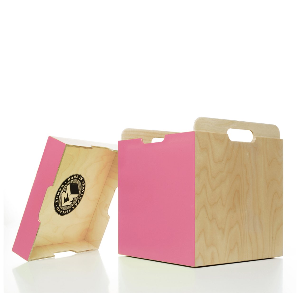 Coffre de rangement et tabouret M3 Box - Rose