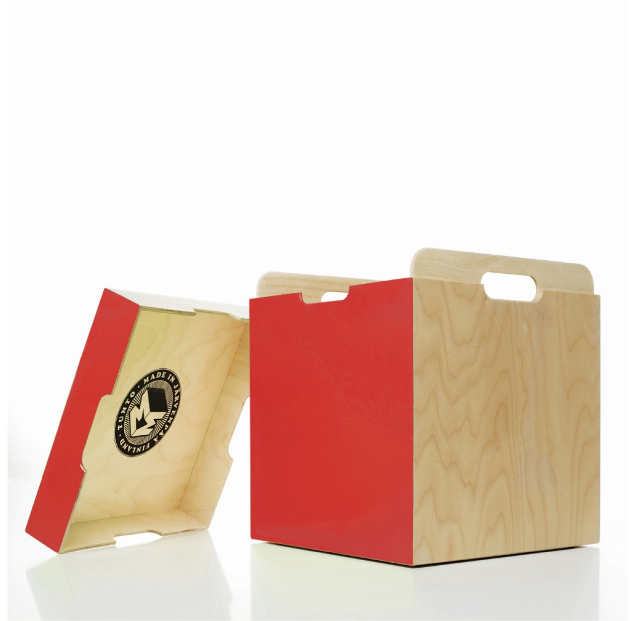 Coffre de rangement et tabouret M3 Box - Rouge