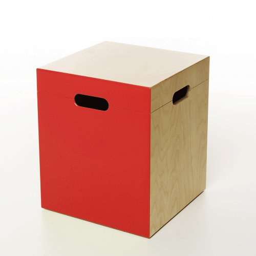 Coffre de rangement et tabouret M3 Box - Rouge