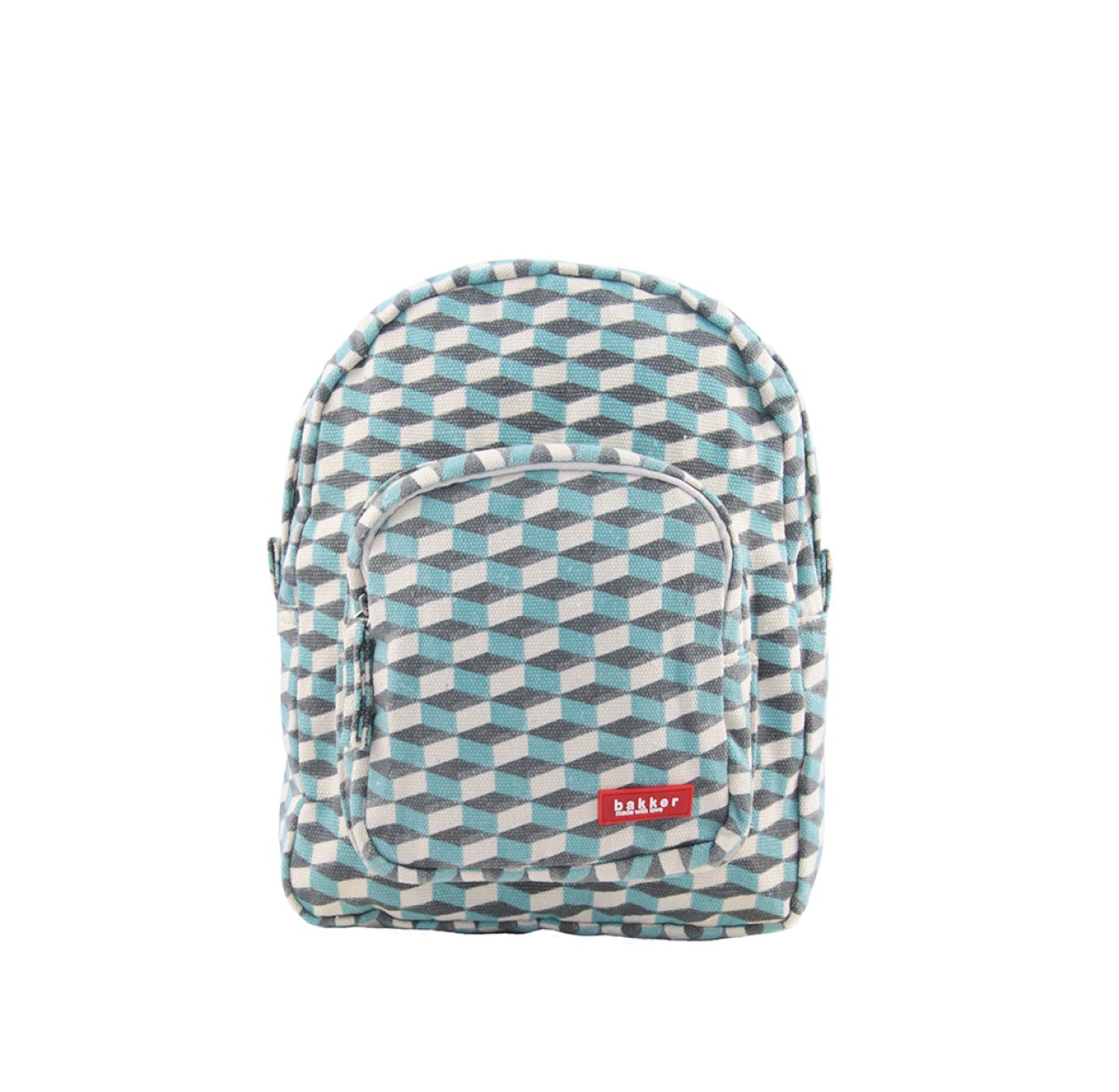 Sac à Dos Mini Canvas Bowie - Bleu/Gris