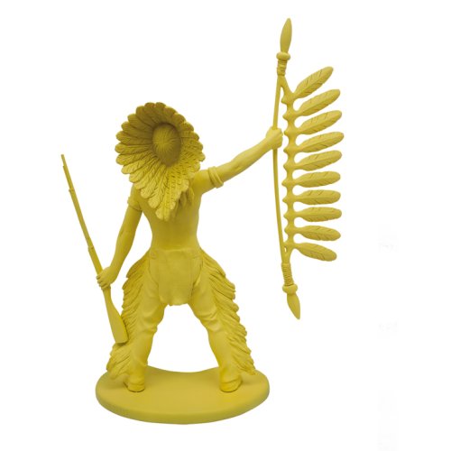 Statuette Indien - Jaune