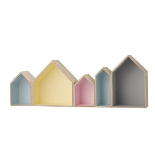Etagère Maisons - Pastel