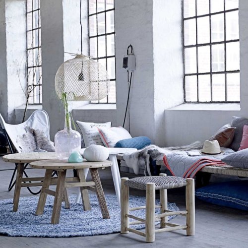 Suspension en bambou