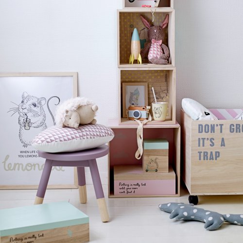 Tabouret enfant - Violet