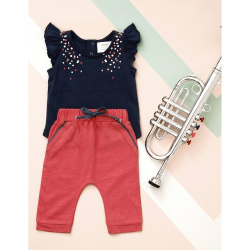 Sarouel bébé - Cerise