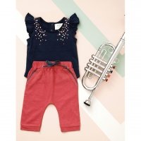 Sarouel bébé - Cerise