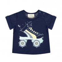 T-shirt Dessine-moi un Roller - Marine