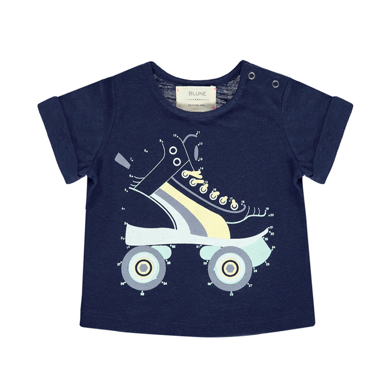 T-shirt Dessine-moi un Roller - Marine