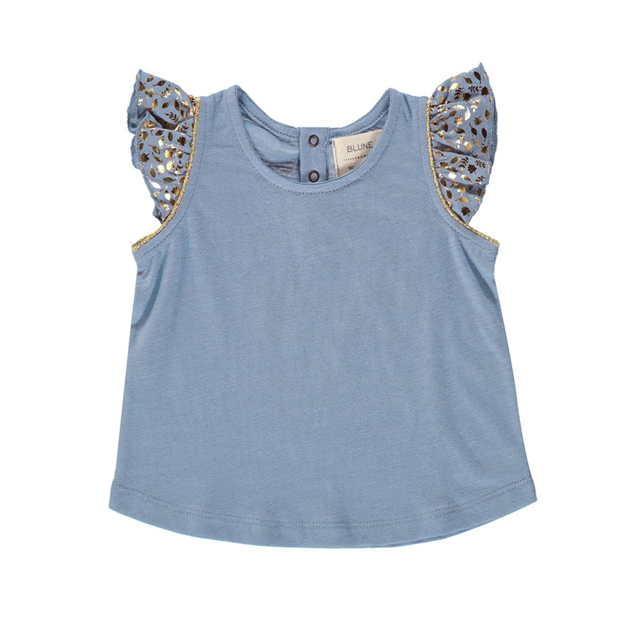 Débardeur Belle plante - Bleu gris