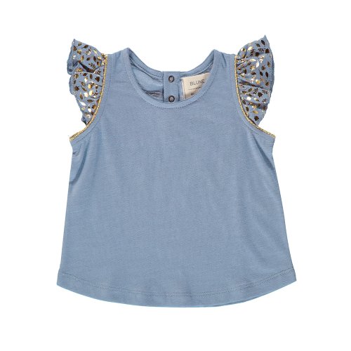 Débardeur Belle plante - Bleu gris