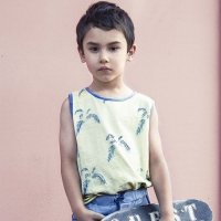 Débardeur Imprimé Palmier Tropicool - Jaune