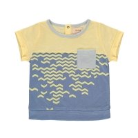 T-shirt Nouvelle Vague - Jaune/Bleu