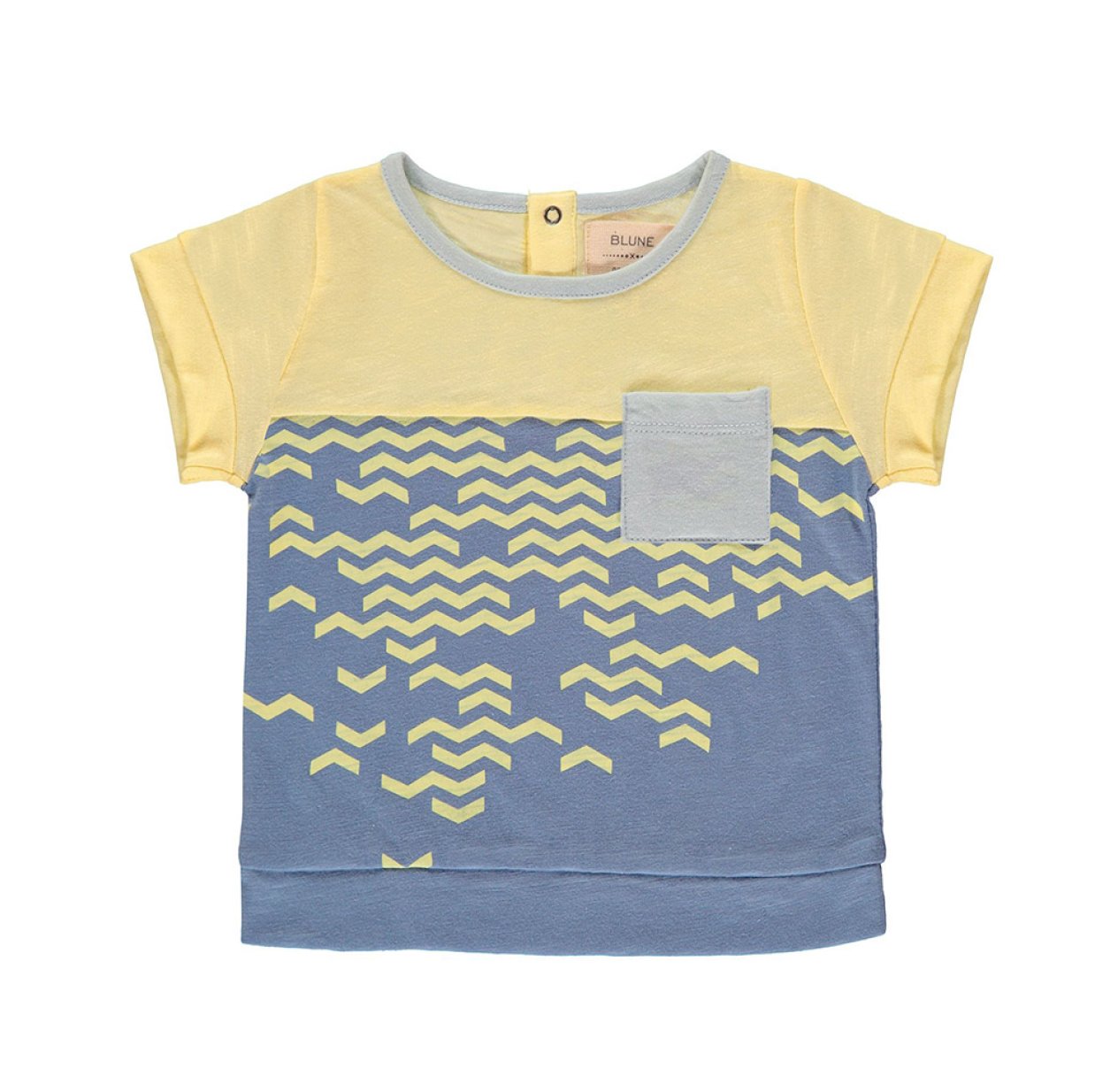 T-shirt Nouvelle Vague - Jaune/Bleu