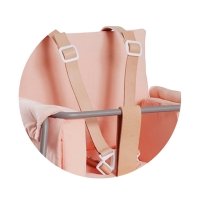 Harnais - Blanc/Cuir Naturel