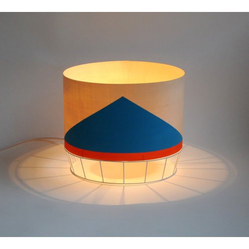 Grande lampe Dowood - bleu