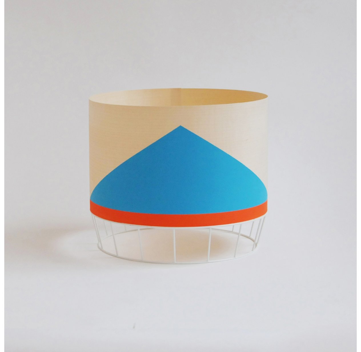 Grande lampe Dowood - bleu
