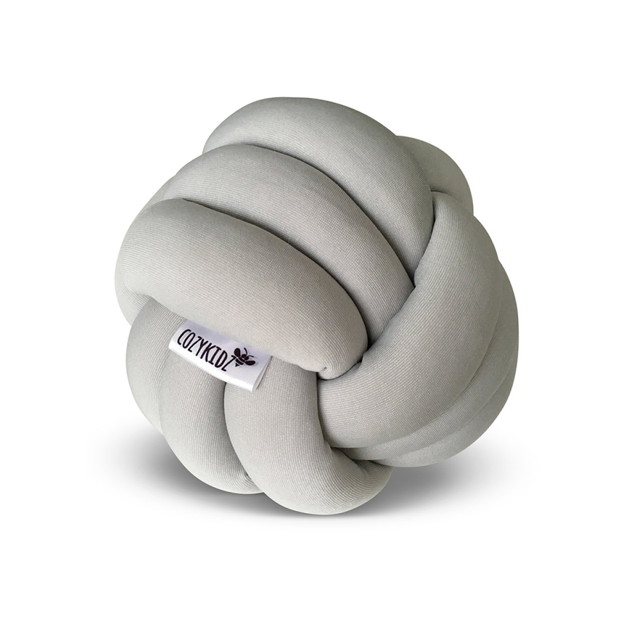 Coussin Knotball - Gris clair