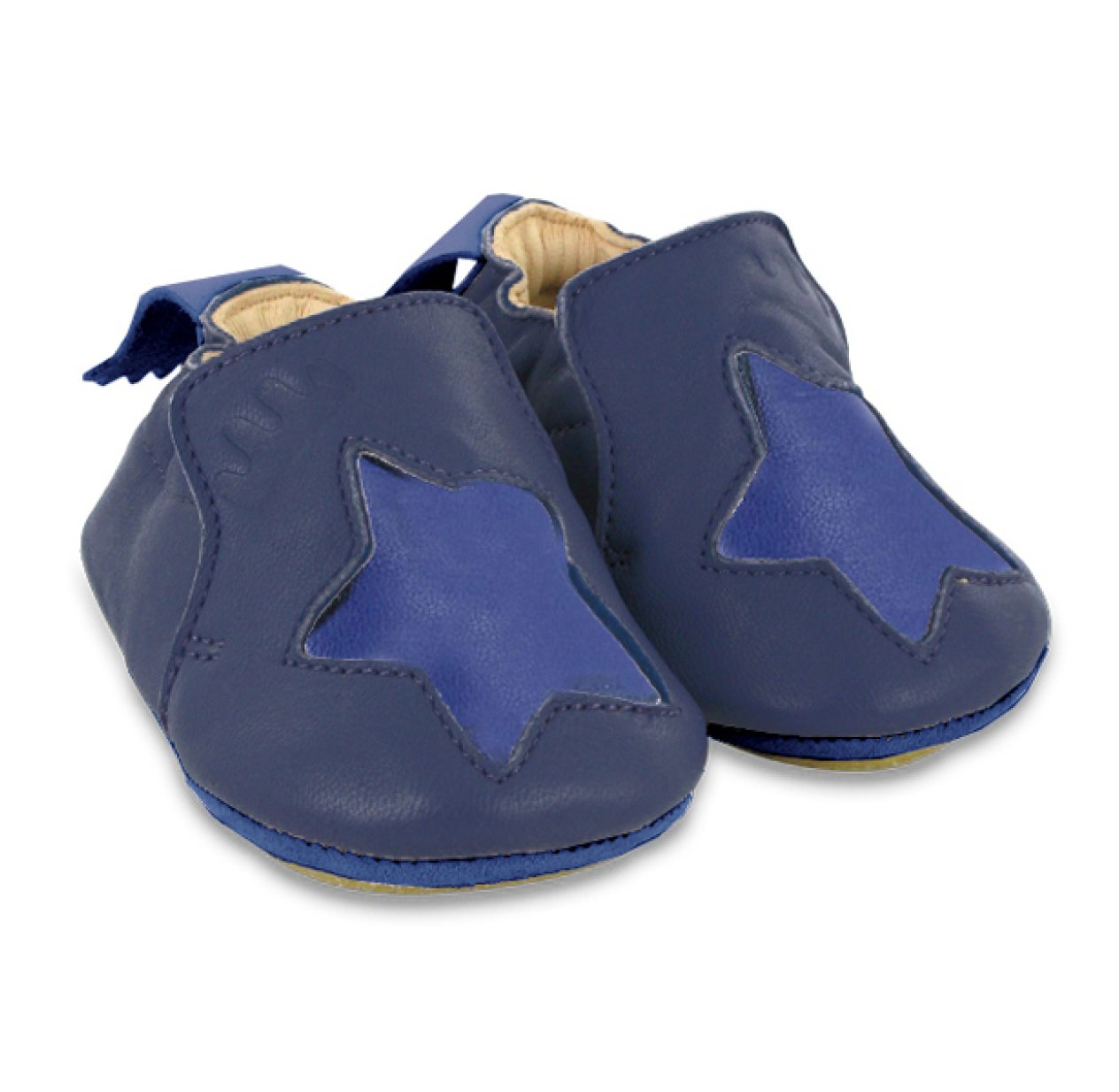 chaussons cuir easy peasy