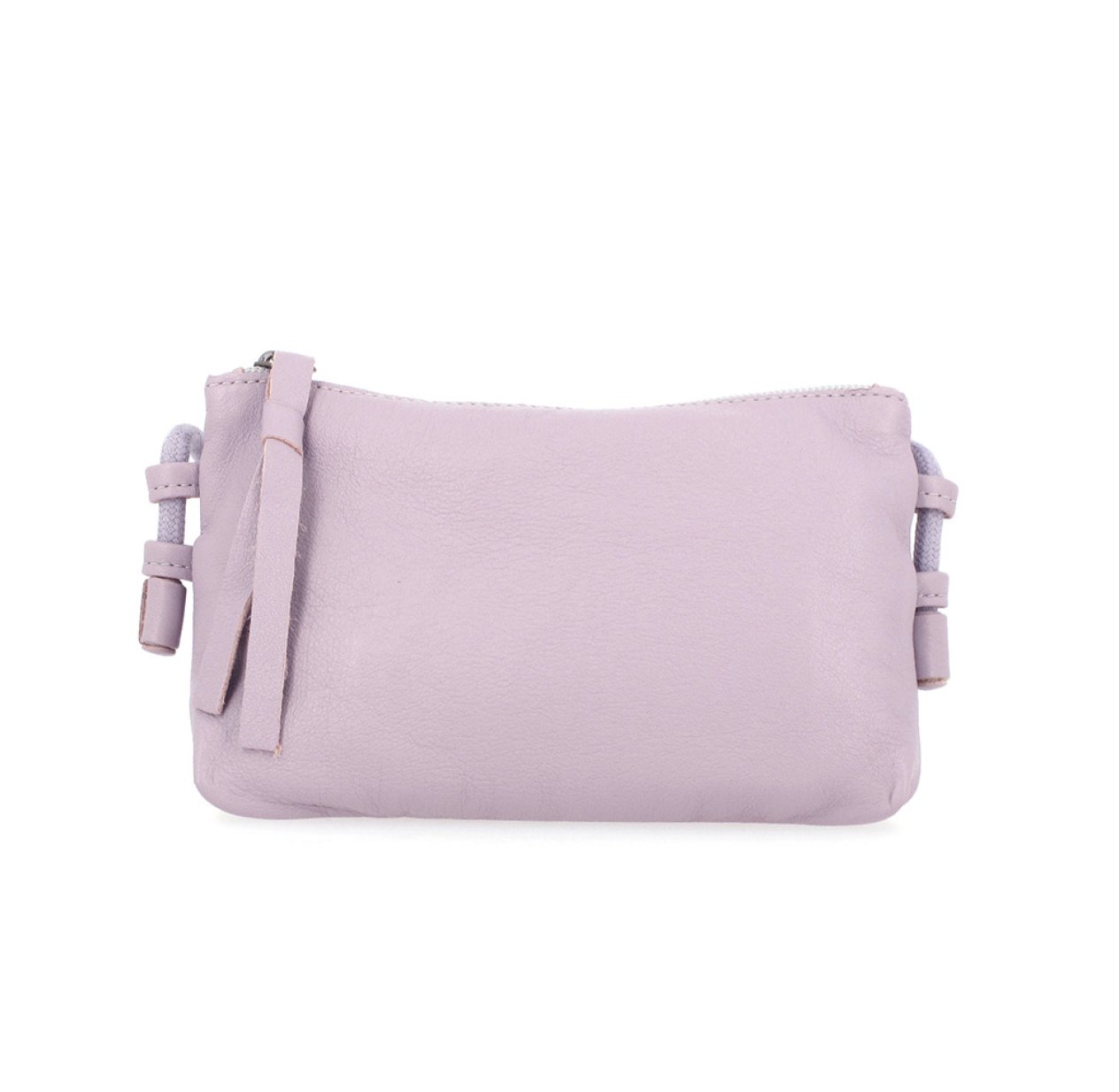 Pochette en cuir - Mauve