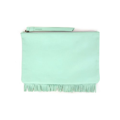 Pochette Zippée Givre - Turquoise