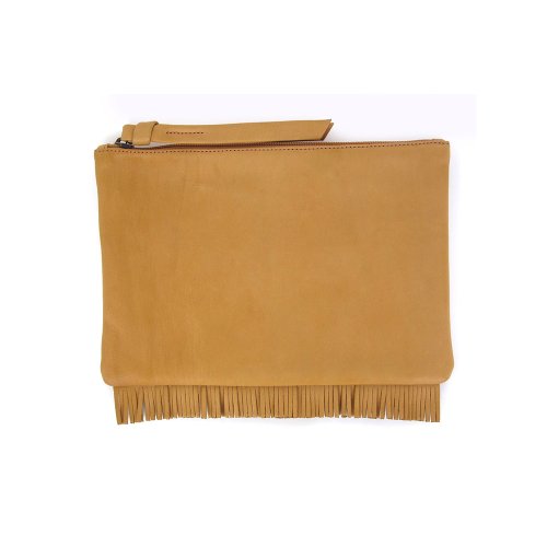 Pochette Zippée - Camel