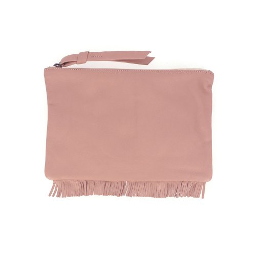 Pochette Zippée Dune - Vieux rose