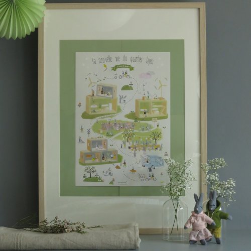 Affiche : Le plan du quartier Encore!