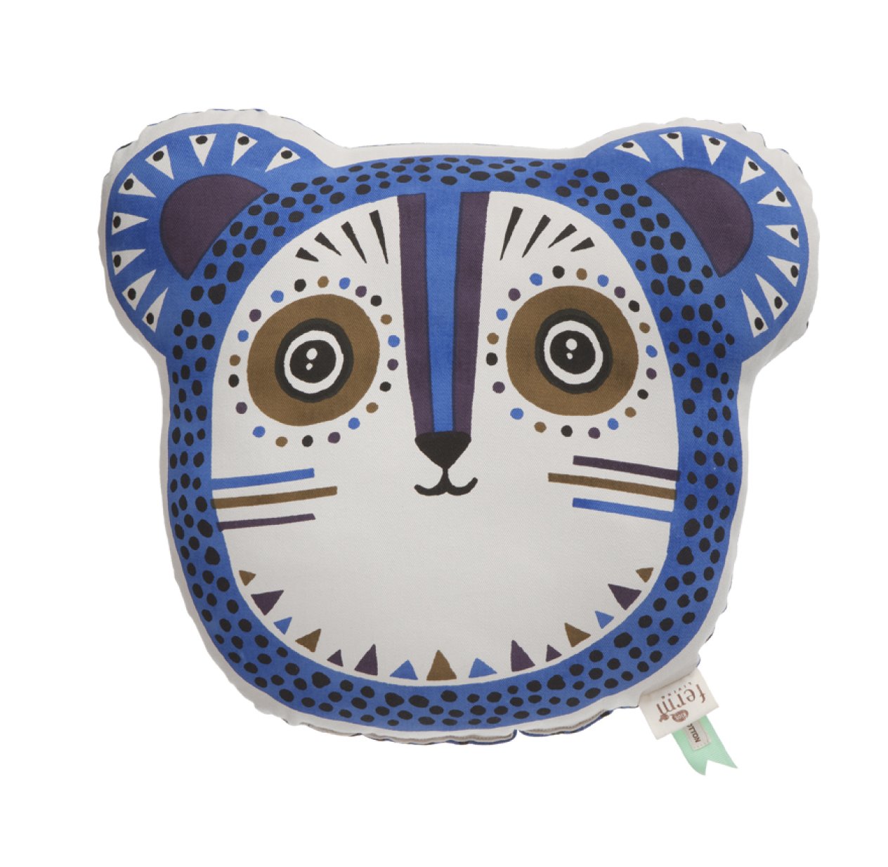 Coussin Ours Billy Bear - Indigo