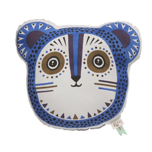 Coussin Ours Billy Bear - Indigo