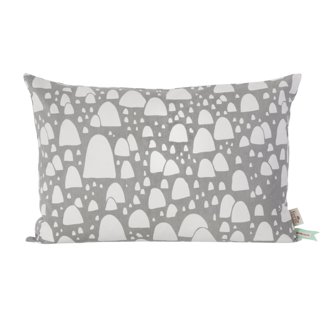 Coussin Montagnes - Gris