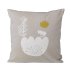Coussin Paysage - Gris taupe
