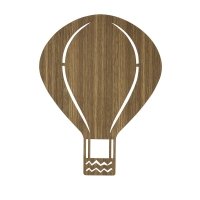 Lampe Montgolfière - Chêne fumé