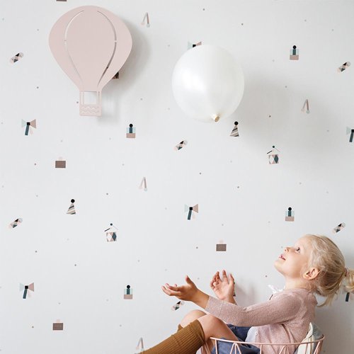 Lampe Montgolfière - Rose