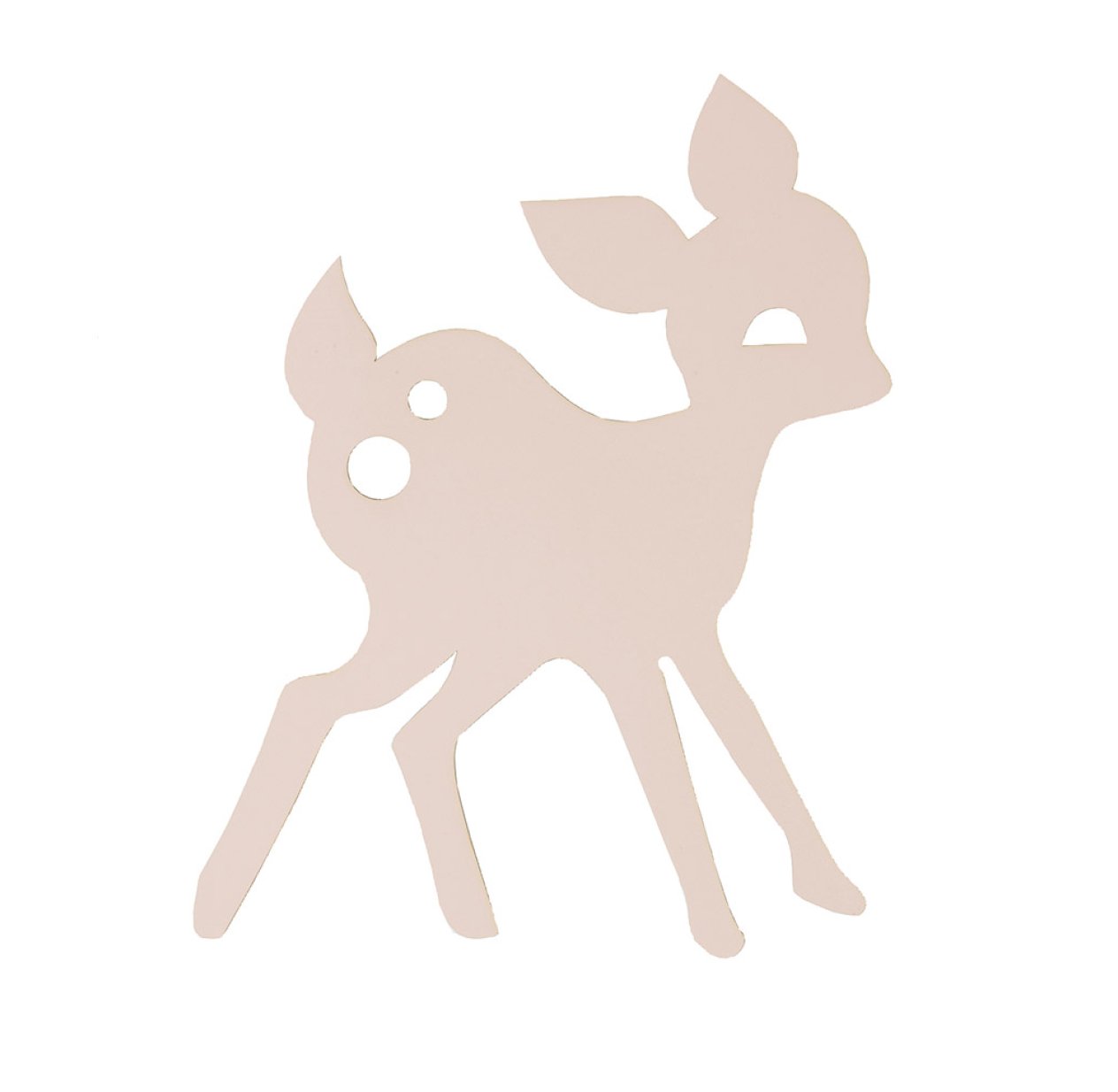 Lampe applique Faon - Rose