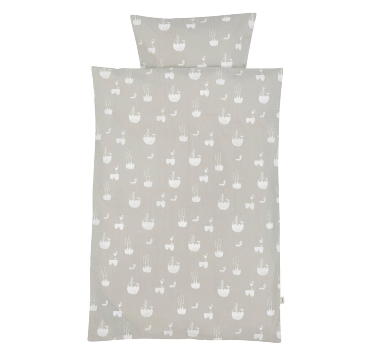 Parure de lit Paysages - Gris