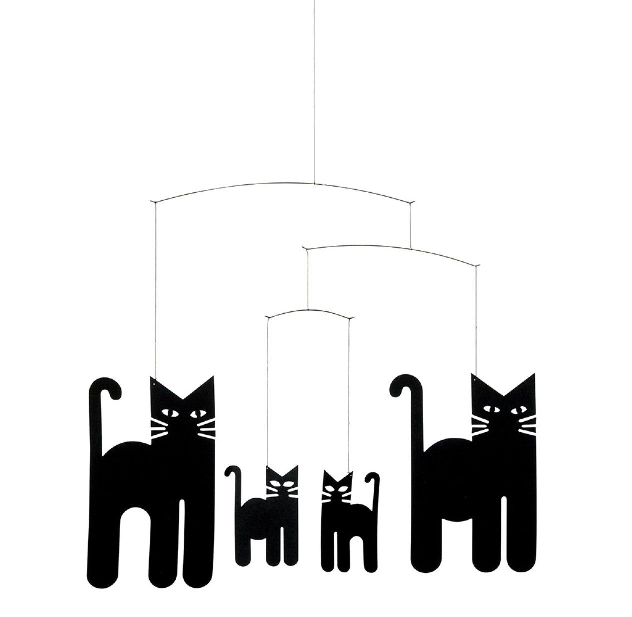 Zonnewijzer plafondlamp, zwart/opaal wit, staal, glas, E27