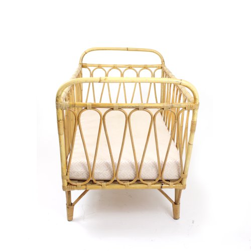 Berceau carré en rotin