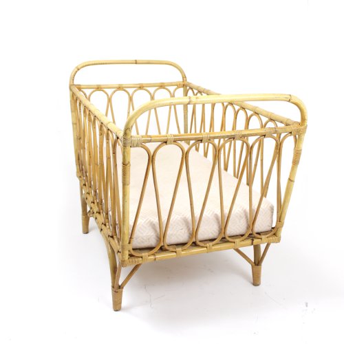 Berceau carré en rotin